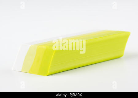 two tone rubber wash close up on neat background Stock Photo