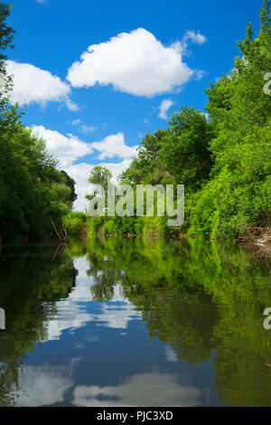 Luckiamute River, Luckiamute Landing State Park, Oregon Stock Photo