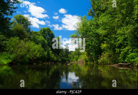 Luckiamute River, Luckiamute Landing State Park, Oregon Stock Photo