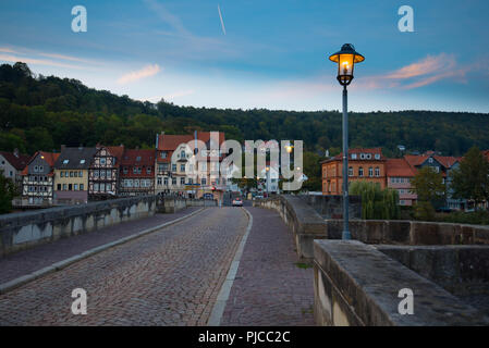 Picturesque little city of Hannoversch Münden in Germany Stock Photo