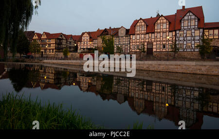 Picturesque little city of Hannoversch Münden in Germany Stock Photo