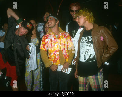 HOLLYWOOD, CA - SEPTEMBER 10: Musician/singer Eddie Vedder attends Warner Bros. Pictures' 'Singles' Premiere on September 10, 1992 at Mann's Chinese Theatre in Hollywood, California. Photo by Barry King/Alamy Stock Photo Stock Photo