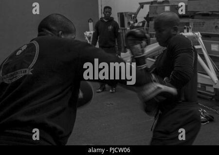All-Navy Boxing Team, amphibious assault ship USS Bataan (LHD 5), Naval ...