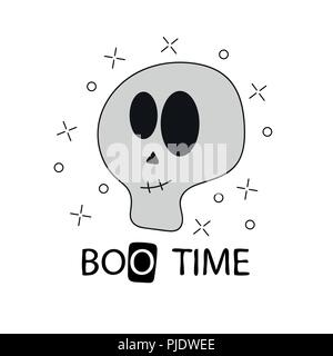 Funny skeleton. Print on T-shirts, sweatshirt and souvenirs. Vector illustration Stock Vector