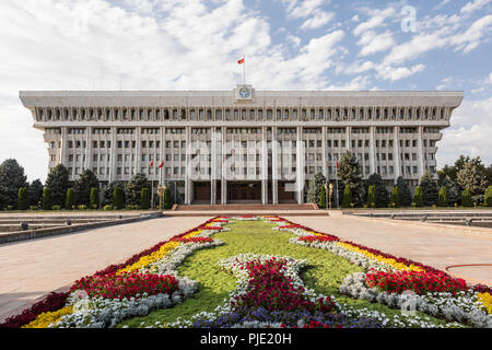 The Parliament of the Kyrgyz Republic in Bishkek Stock Photo