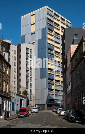 Citadel Court a 1960 s tower block at the end of Couper Street in