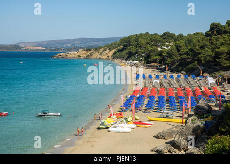 Makris Gialos beach, island Kefalonia, Greece Stock Photo