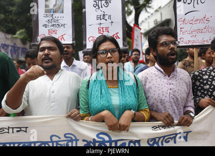 Dhaka, Bangladesh. 6th Sep, 2018. Bangladesh Students Federation ...