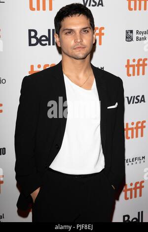 Augusto Aguilera attends the premiere of 'The Predator' during the 43rd Toronto International Film Festival, tiff, at Ryerson Theatre in Toronto, Canada, on 06 September 2018. | usage worldwide Stock Photo