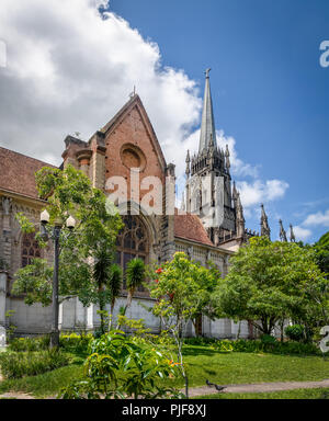 Petropolis Cathedral of Saint Peter of Alcantara  - Petropolis, Rio de Janeiro, Brasil Stock Photo