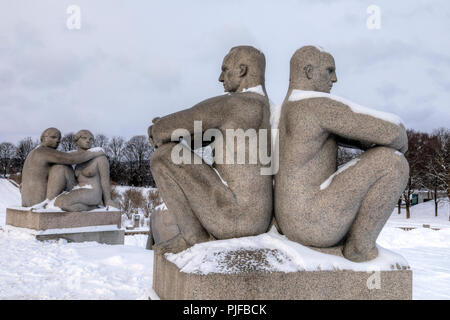 Oslo, Frogner Park, Norway, Scandinavia, Europe Stock Photo