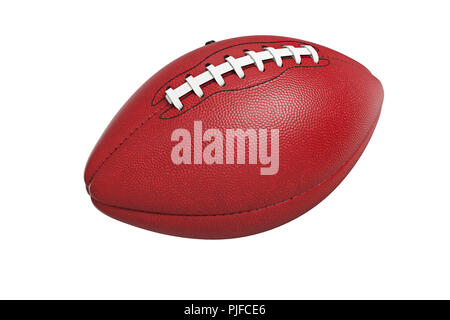 Football american, leather ball equipment. 3D rendering Stock Photo