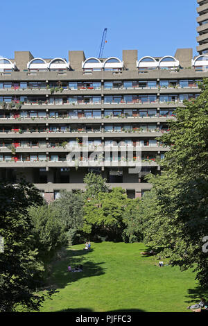 Defoe House, Barbican Centre, London, England, UK Stock Photo - Alamy