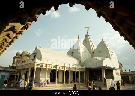Nandgaon Temple  That is temple the family of Lord Krishna   at  Mathura  Uttar Pradesh  India Stock Photo