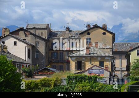 Aosta, Hauptstadt der autonomen Provinz Aosta, Italien Stock Photo