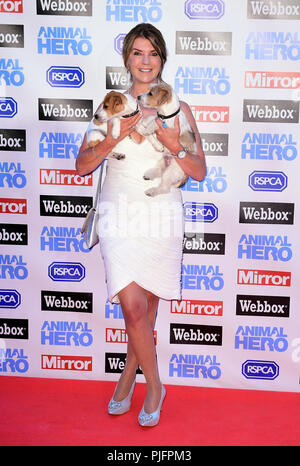 Dr Dawn Harper attending the Animal Hero Awards held at the Grosvenor House Hotel, London. Stock Photo