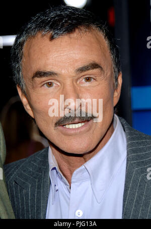 Burt Reynolds arriving at the Longest Yard Premiere at the Chinese Theatre in Los Angeles. May 19, 2005.1a ReynoldsBurt021  Event in Hollywood Life - California, Red Carpet Event, USA, Film Industry, Celebrities, Photography, Bestof, Arts Culture and Entertainment, Topix Celebrities fashion, Best of, Hollywood Life, Event in Hollywood Life - California,  movie celebrities, Arts Culture and Entertainment, vertical, headshot, Stock Photo