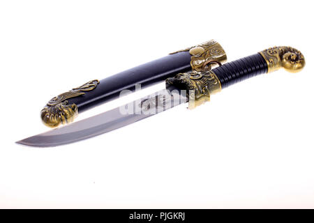 Mongolian knife, close-up Stock Photo - Alamy