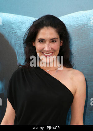 Alicia Coppola at Warner Bros. "THE MEG" U.S. Premiere held at the TCL