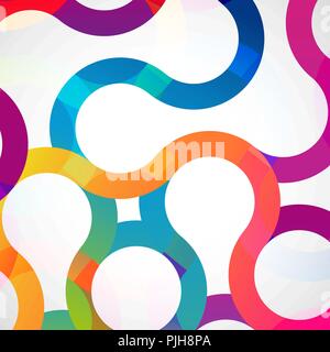 Abstract background with rounded design elements. Stock Vector
