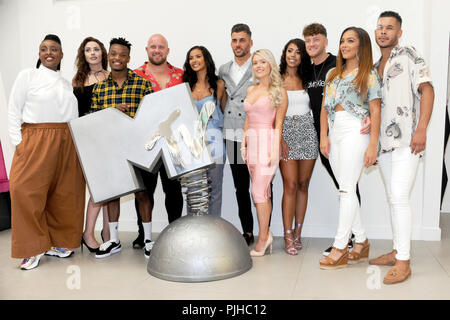 The cast of MTV’s new show True Love or True Lies? join host Maya Jama