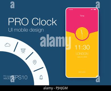 Vector Illustration of screens and web concept Stock Vector