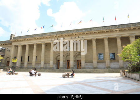 Caird Hall, a concert auditorium on City Square, in the centre of Dundee, on Tayside, in Scotland, UK Stock Photo
