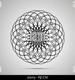 Abstract blue matrix symbols, digital binary code on dark, technology background a4 size Stock Vector