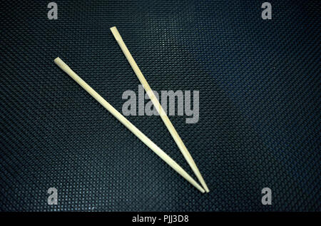 close up of chinese chopsticks Stock Photo