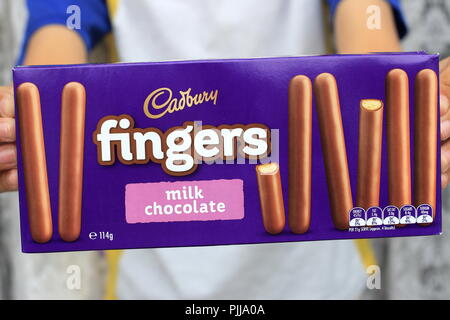 Cadbury Dairy Milk Chocolate Fingers Stock Photo