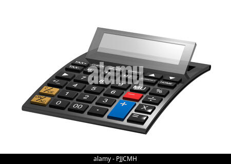 A typical calculator with space for your content Stock Photo