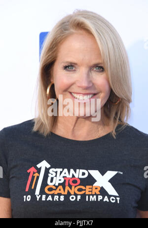 Santa Monica, CA, USA. 7th Sep, 2018. 07 September 2018 - Santa Monica, California - Katie Couric. 2018 Stand Up to Cancer held at The Barker Hangar. Photo Credit: Birdie Thompson/AdMedia Credit: Birdie Thompson/AdMedia/ZUMA Wire/Alamy Live News Stock Photo