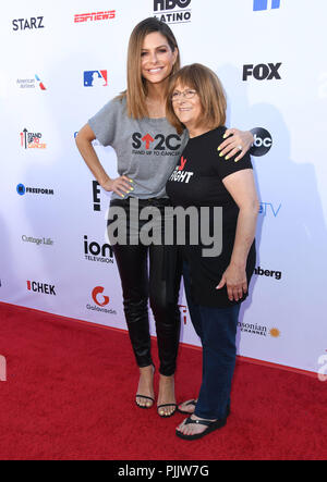 Santa Monica, CA, USA. 7th Sep, 2018. 07 September 2018 - Santa Monica, California - Maria Menounos. 2018 Stand Up to Cancer held at The Barker Hangar. Photo Credit: Birdie Thompson/AdMedia Credit: Birdie Thompson/AdMedia/ZUMA Wire/Alamy Live News Stock Photo