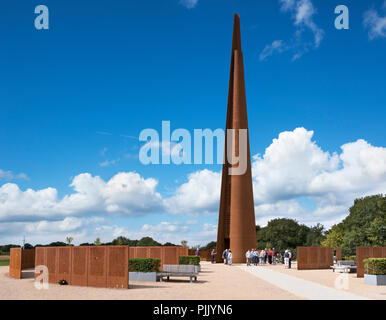 The Spire Memorial at the International Bomber Command Centre, Canwick Hill, Lincoln, England, UK Stock Photo