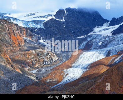 Italy, South Tyrol, Vinschgau, Langtauferer Ferner Stock Photo