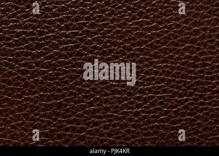 Refined leather background in stylish brown tone. Stock Photo