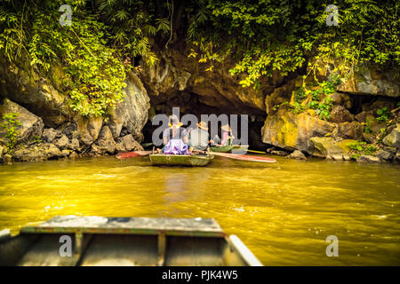 Asia, Vietnam, Quang Ninh province, Halong Bay, Cave Stock Photo
