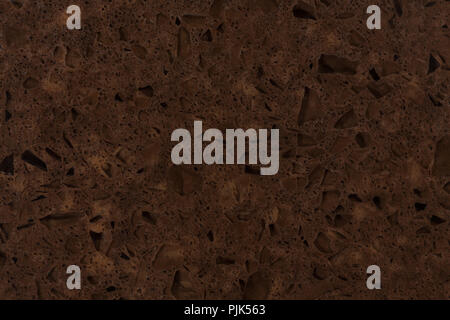 Macro photo of brown surface artificial stone. Stock Photo