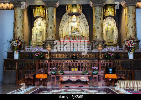 Fo Guang Shan Ji Le Temple in Keelung on Taiwan Stock Photo