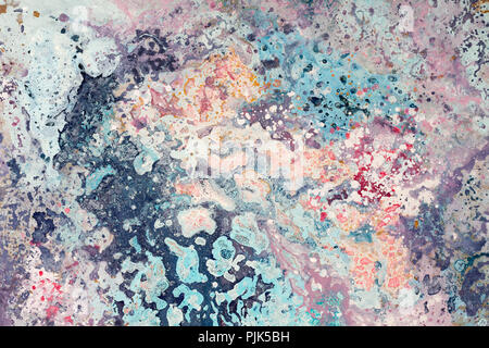 Creative abstract hand painted background, wallpaper, texture. A Stock Photo