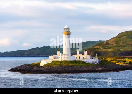Eilean Musdile Lighthouse on Lismore Stock Photo