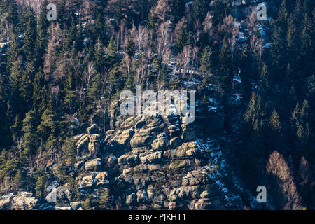 Germany, Saxony, Upper Lusatia, Zittau Mountains Stock Photo