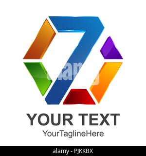 Colorful rainbow glossy letter Z logo. 3D render font painted with red polish and light reflection isolated on white background with clear shadow Stock Vector