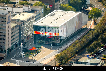 Aerial view, German Football Museum Dortmund, Dortmund, Ruhr area, North Rhine-Westphalia, Germany Stock Photo