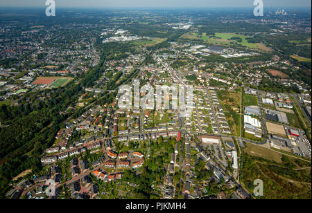 Aerial view, district Bottrop-Boy, Bottrop, Ruhr area, North Rhine-Westphalia, Germany Stock Photo