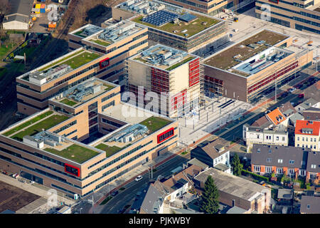 Ruhr West University, Campus, New University Building, Duisburg, Ruhr area, North Rhine-Westphalia, Germany Stock Photo