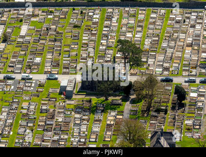 New Cemetery, Bohermore, Central Cemetery with Stone Tombs, Galway, Gaillimh, County Clare, Gaillimh, Ireland, Europe Stock Photo