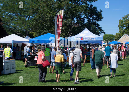 An Rotary Club event in Hyannis, Massachusetts, on Cape Cod, USA Stock Photo
