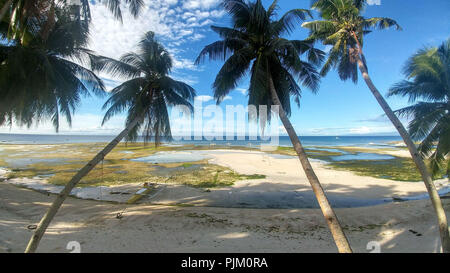 Sandy beach on Siquijor Island, Philippines Stock Photo