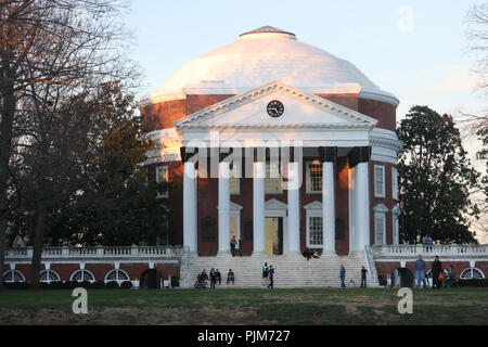Charlottesville, VA, USA. The Rotunda at University of Virginia. Stock Photo